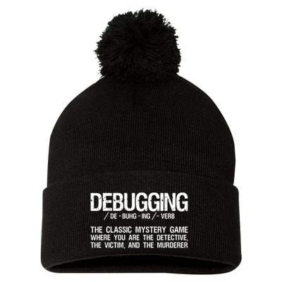 Programmer Coder Developer Programming Software Engineer Pom Pom 12in Knit Beanie