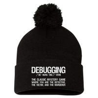 Programmer Coder Developer Programming Software Engineer Pom Pom 12in Knit Beanie