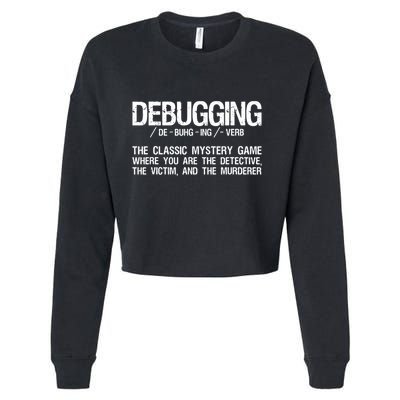 Programmer Coder Developer Programming Software Engineer Cropped Pullover Crew