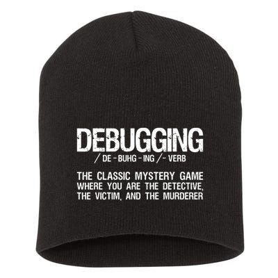 Programmer Coder Developer Programming Software Engineer Short Acrylic Beanie