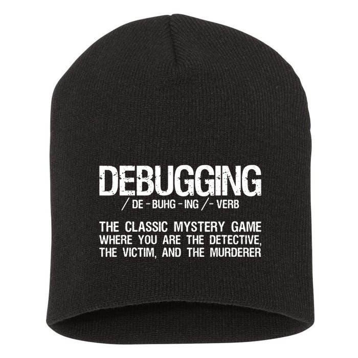 Programmer Coder Developer Programming Software Engineer Short Acrylic Beanie