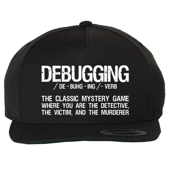 Programmer Coder Developer Programming Software Engineer Wool Snapback Cap