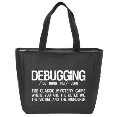 Programmer Coder Developer Programming Software Engineer Zip Tote Bag