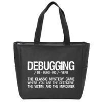 Programmer Coder Developer Programming Software Engineer Zip Tote Bag