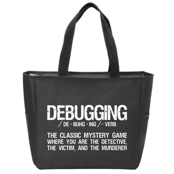 Programmer Coder Developer Programming Software Engineer Zip Tote Bag