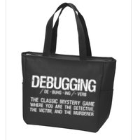Programmer Coder Developer Programming Software Engineer Zip Tote Bag