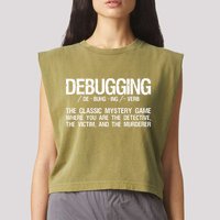 Programmer Coder Developer Programming Software Engineer Garment-Dyed Women's Muscle Tee