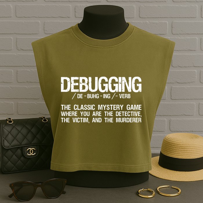 Programmer Coder Developer Programming Software Engineer Garment-Dyed Women's Muscle Tee