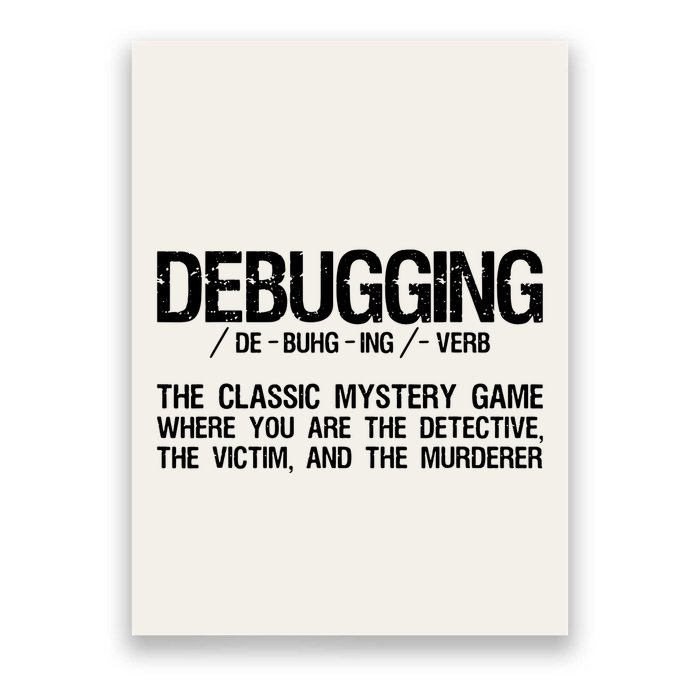 Programmer Coder Developer Programming Software Engineer Poster