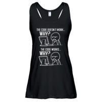 Programmer Code Doesnt Work Why Coding Developer Ladies Essential Flowy Tank