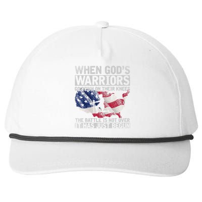 Patriotic Christian Devotee God Christianity US Flag Jesus Snapback Five-Panel Rope Hat