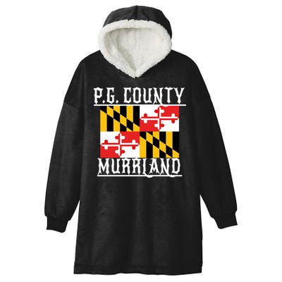 Pg County Dmv Moechella Don't Mute Dc Gogo Murrland Md Gift Hooded Wearable Blanket