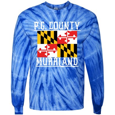 Pg County Dmv Moechella Don't Mute Dc Gogo Murrland Md Gift Tie-Dye Long Sleeve Shirt