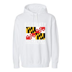 Pg County Dmv Moechella Don't Mute Dc Gogo Murrland Md Gift Garment-Dyed Fleece Hoodie