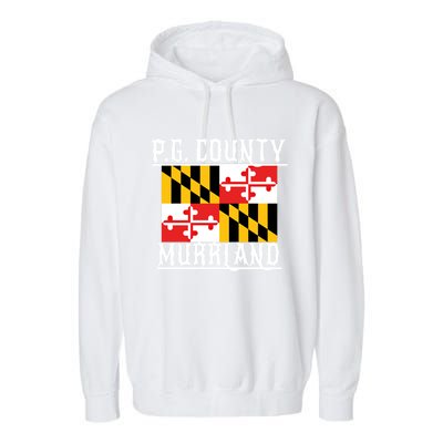 Pg County Dmv Moechella Don't Mute Dc Gogo Murrland Md Gift Garment-Dyed Fleece Hoodie