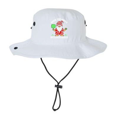 Pickleball Christmas Deck The Halls With Pickleballs Santa Gift Legacy Cool Fit Booney Bucket Hat