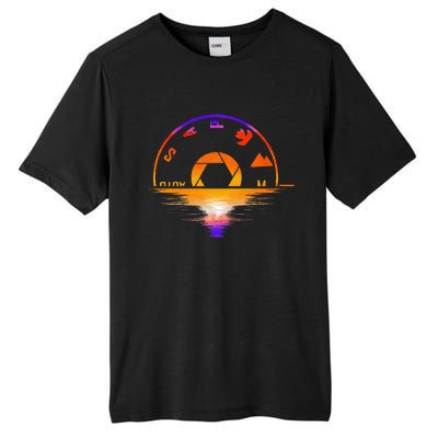 Photographer Camera Design Photography Lover Photographing Tall Fusion ChromaSoft Performance T-Shirt