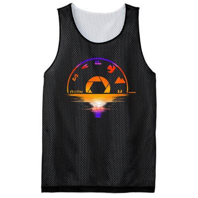 Photographer Camera Design Photography Lover Photographing Mesh Reversible Basketball Jersey Tank