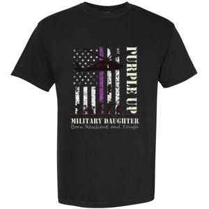 Purple Children's Dress Up Military Children's Month American Flag Garment-Dyed Heavyweight T-Shirt