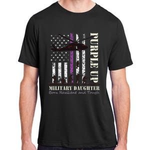 Purple Children's Dress Up Military Children's Month American Flag Adult ChromaSoft Performance T-Shirt