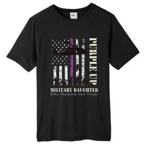 Purple Children's Dress Up Military Children's Month American Flag Tall Fusion ChromaSoft Performance T-Shirt