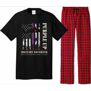 Purple Children's Dress Up Military Children's Month American Flag Pajama Set