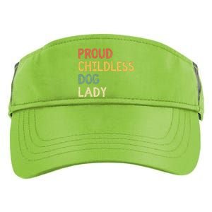 Proud Childless Dog Lady Adult Drive Performance Visor