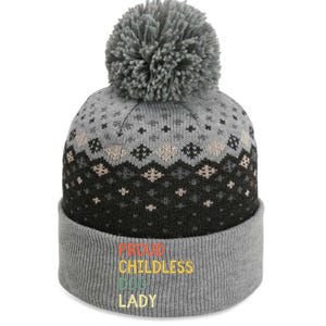 Proud Childless Dog Lady The Baniff Cuffed Pom Beanie