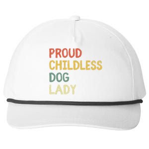 Proud Childless Dog Lady Snapback Five-Panel Rope Hat