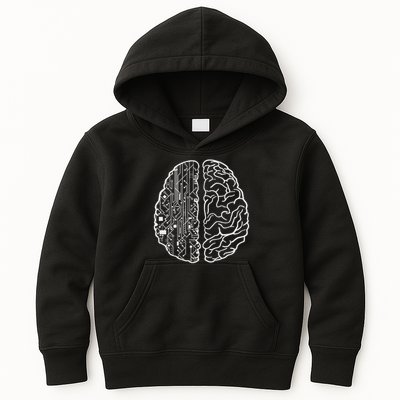 Programmer Coder Developer Programming Brain Programmer Kids Hoodie