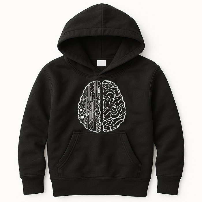 Programmer Coder Developer Programming Brain Programmer Kids Hoodie