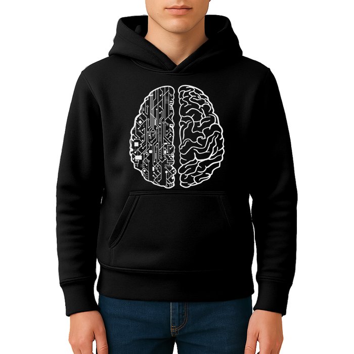 Programmer Coder Developer Programming Brain Programmer Kids Hoodie