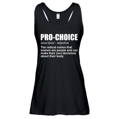 Pro Choice Definition Ladies Essential Flowy Tank