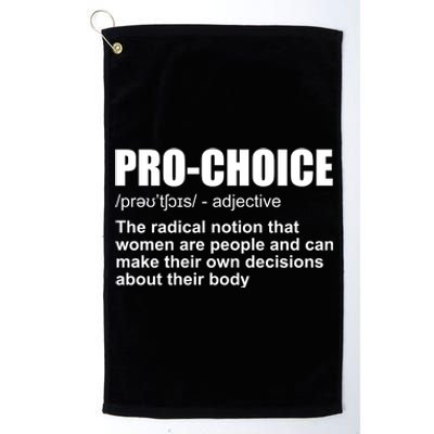 Pro Choice Definition Platinum Collection Golf Towel