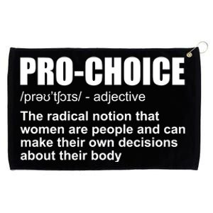 Pro Choice Definition Grommeted Golf Towel