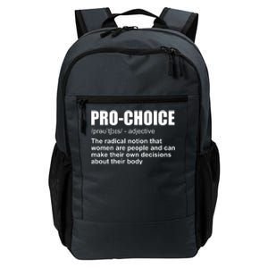 Pro Choice Definition Daily Commute Backpack