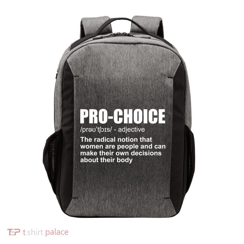 Pro Choice Definition Vector Backpack