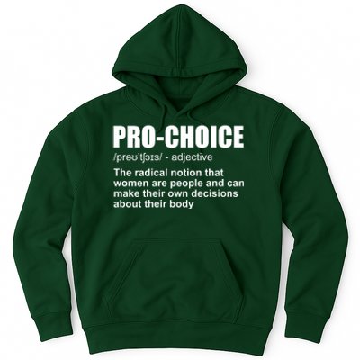 Pro Choice Definition Hoodie