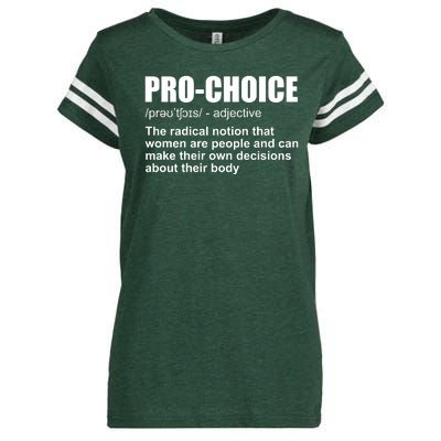 Pro Choice Definition Enza Ladies Jersey Football T-Shirt