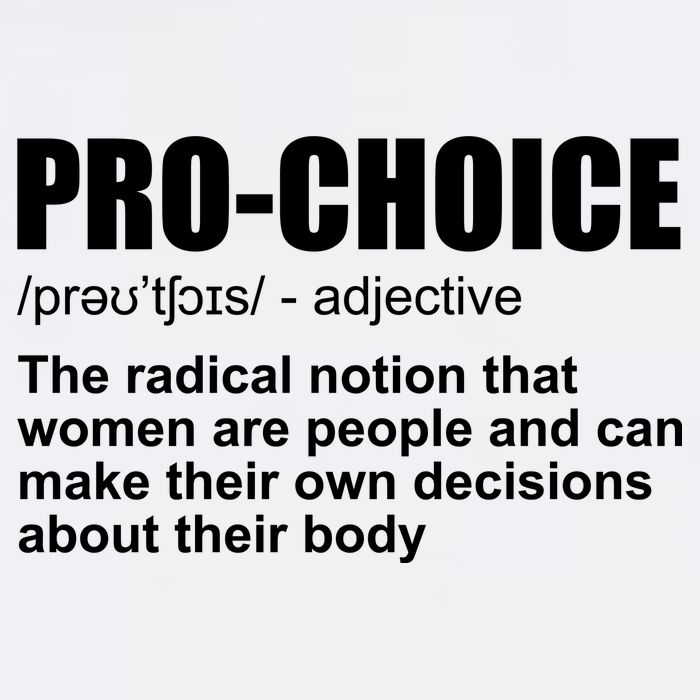 Pro Choice Definition Garment-Dyed Sweatshirt