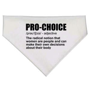 Pro Choice Definition USA-Made Doggie Bandana