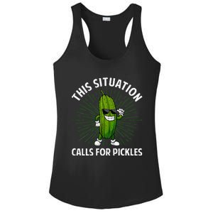 Pickle Cucumber Dill Pickle Lover Ladies PosiCharge Competitor Racerback Tank