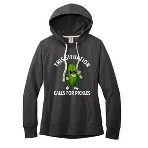 Pickle Cucumber Dill Pickle Lover Women's Fleece Hoodie