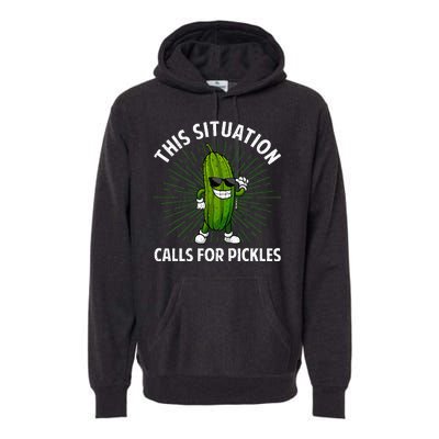 Pickle Cucumber Dill Pickle Lover Premium Hoodie