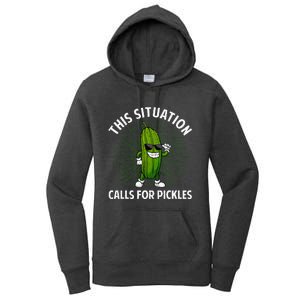 Pickle Cucumber Dill Pickle Lover Women's Pullover Hoodie