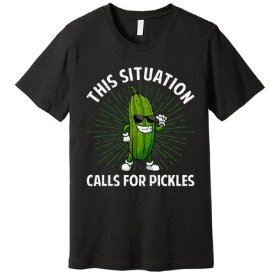 Pickle Cucumber Dill Pickle Lover Premium T-Shirt