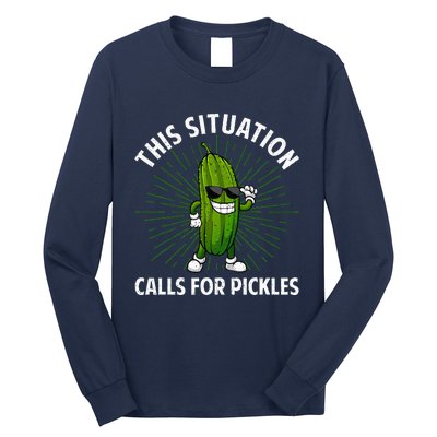 Pickle Cucumber Dill Pickle Lover Long Sleeve Shirt