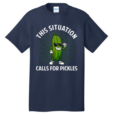 Pickle Cucumber Dill Pickle Lover Tall T-Shirt