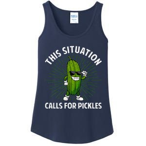 Pickle Cucumber Dill Pickle Lover Ladies Essential Tank