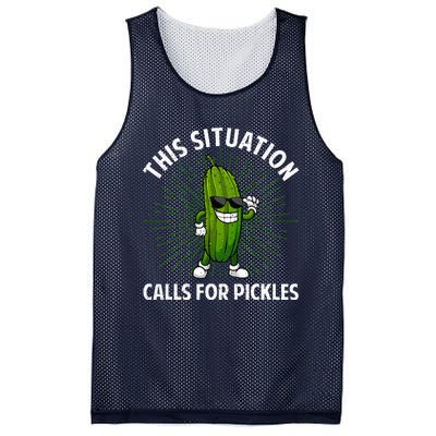 Pickle Cucumber Dill Pickle Lover Mesh Reversible Basketball Jersey Tank